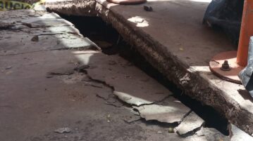 Section of Jocotepec boardwalk spontaneously breaks apart