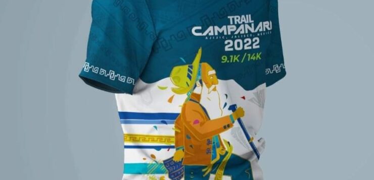 La Sayaca featured on "Ultra Trail Campanaria" t-shirts