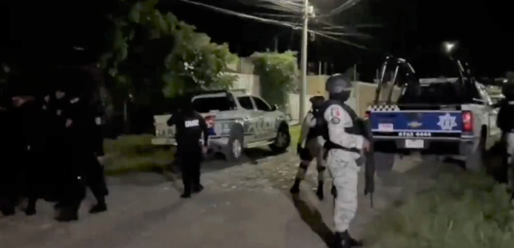 Gunfire rang out in Riberas del Pilar for nearly two hours