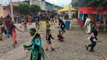 San Miguel festivities begin in La Loma, Jocotepec