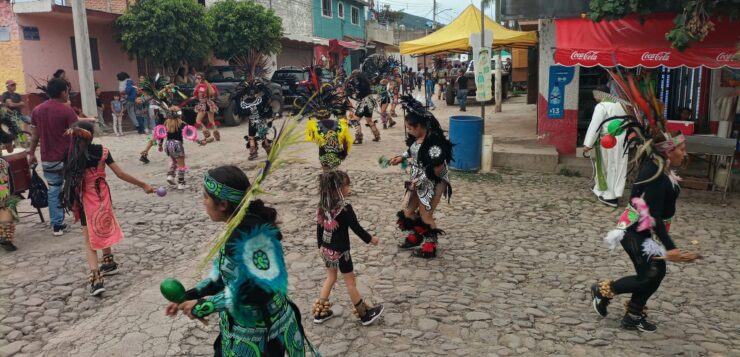 San Miguel festivities begin in La Loma, Jocotepec