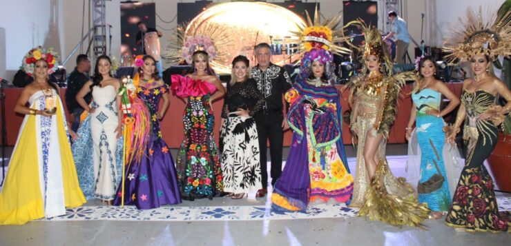 Miss Jocotepec 2022 candidates show Mexican pride