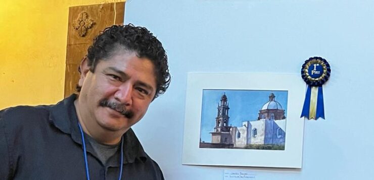 Ajijic artists Efrén González and Antonio López Vega win national contests