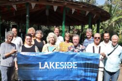 PHOTO NOTE: TODOS ENGLISH VOLUNTEERS AT THE LCS PLAZA.