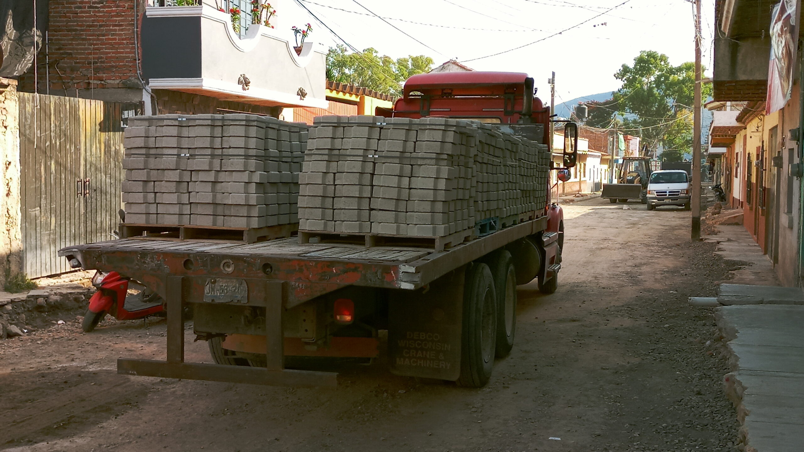 Work on Guadalupe Victoria Street is progressing