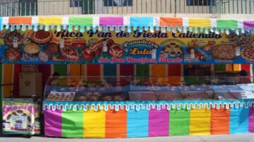 Application of booth spaces for Jocotepec festivities