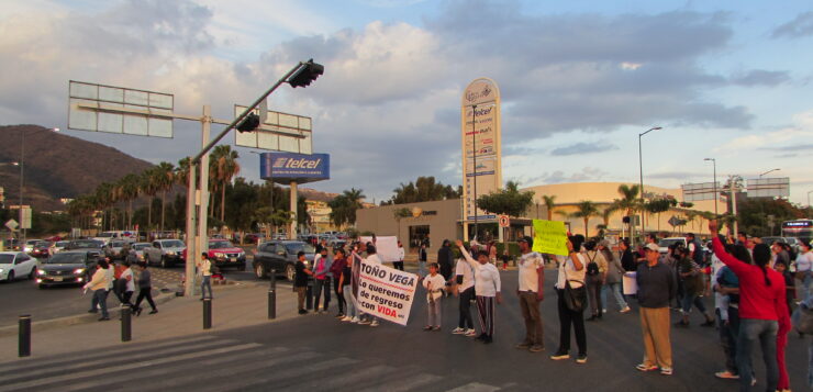 Protesters demand kidnap victim Antonio Vega’s safe return Municipal authorities avoided the protest