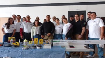 URIT Chapala Criminal Law students attend training in Zapopan The demo was given by a crime specialist team