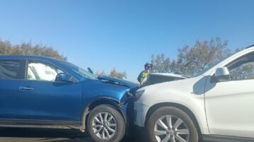 Head-on collision at Chapala beltway access highway