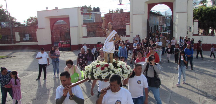 The celebration of San Sebastian in Ajijic goes on until dawn