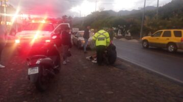 Riberas motorcycle accident injures woman