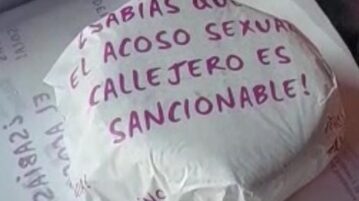 Tortillas used in Jocotepec to denounce sexual harassment