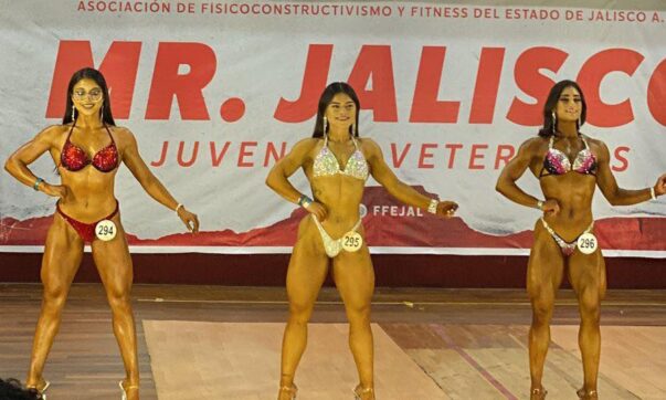 Michelle Brandi García trains to compete in Mr. Jalisco 2023