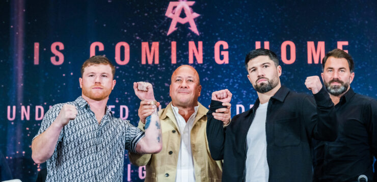 Saúl "Canelo" Álvarez battles John Ryder at Akron Stadium in May