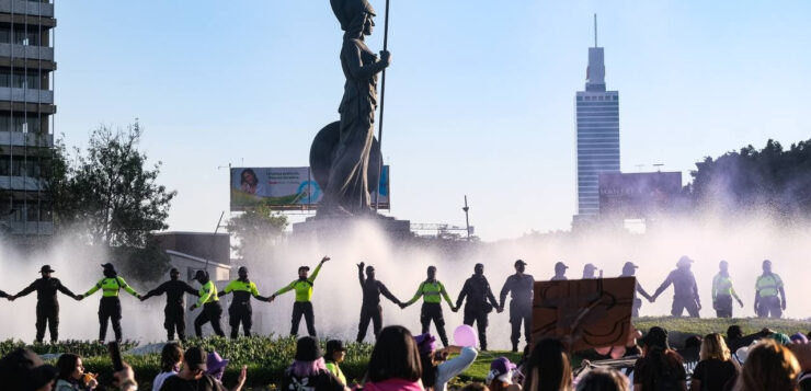 Peaceful marches mark 8M demonstration in the AMG