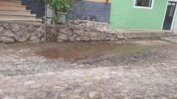 Waterlogging reported on Ocampo St after new paving stones installed