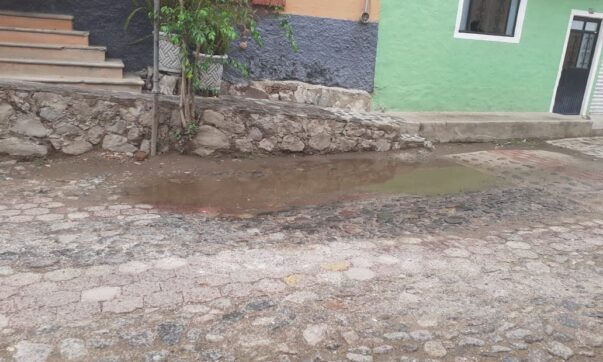 Waterlogging reported on Ocampo St after new paving stones installed