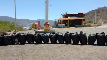 Trash picked up again from scenic overlook