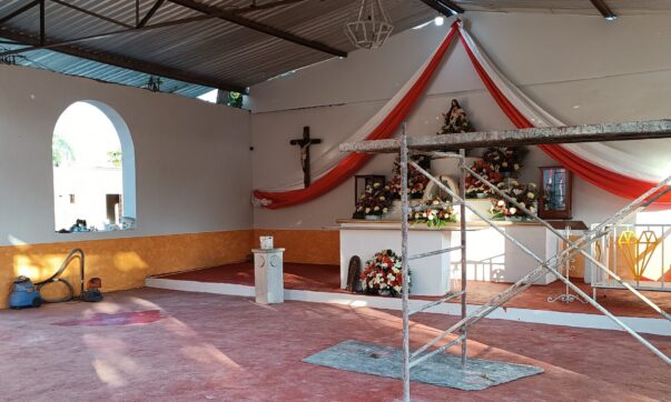 Work progresses at La Canacinta’s Chapel