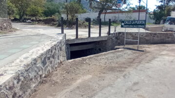 Bike path bridge ready for use in El Limon neighborhood