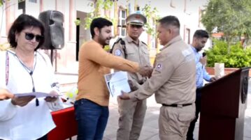 Jocotepec firefighters honored on Firefighters Day