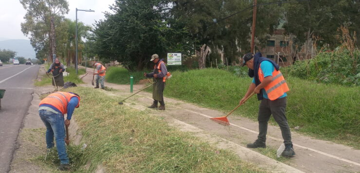 Photo Note: Maintenance continues on bike path