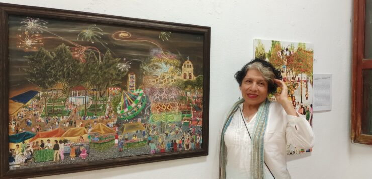 Painting exhibition captures the traditions of San Antonio Tlayacapan