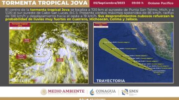 Storm 'Jova' forms in Pacific; heavy rains expected in Jalisco