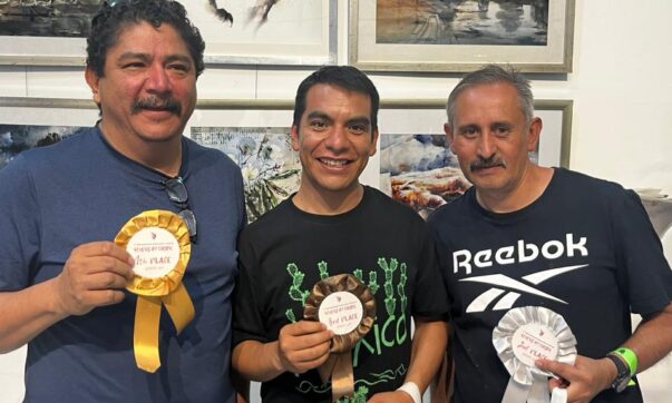 Efren Gonzalez wins first place in international watercolor contest