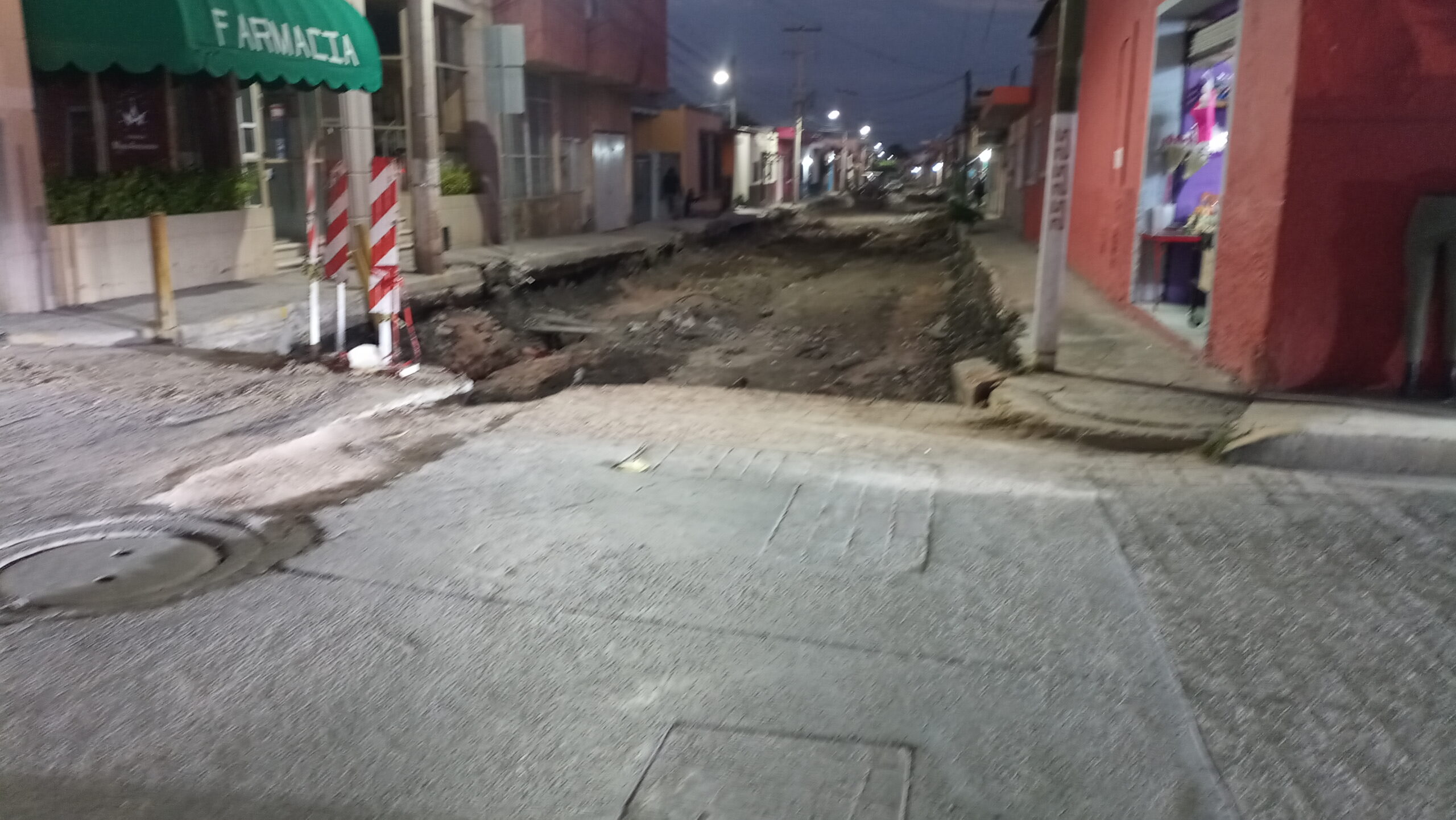 Drainage infrastructure renovation continues on Calle Morelos