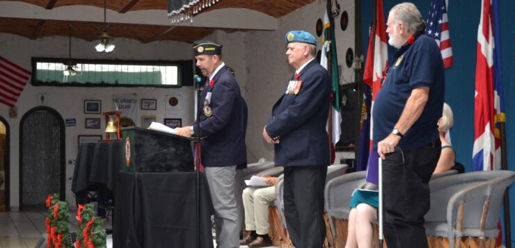 Day of Remembrance for Mexican, Canadian, UK and USA veterans