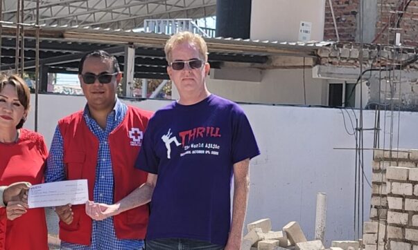 Thrill the World Ajijic donates 67,400 pesos to Cruz Roja Chapala