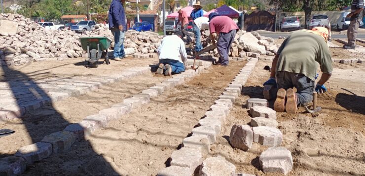 Paving in Riberas del Pilar nearing completion