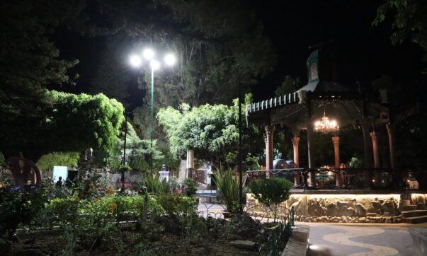 New lamps for Ajijic plaza to provide more light and a better look