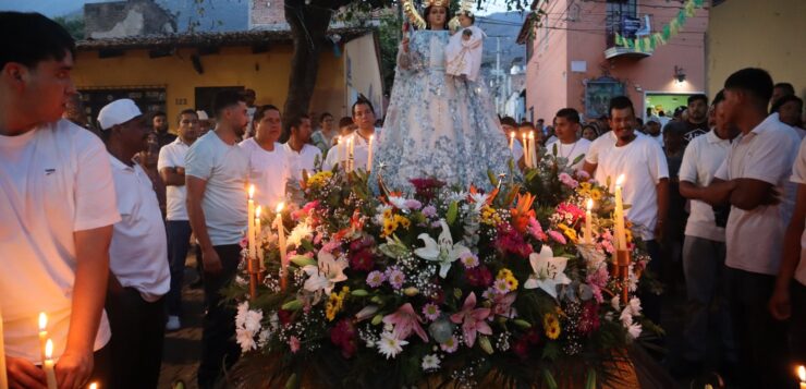 Our Lady of the Rosary returns to her Little Chapel