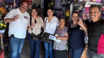 The crosses erected by the late Dr. Eduardo Cervantes return